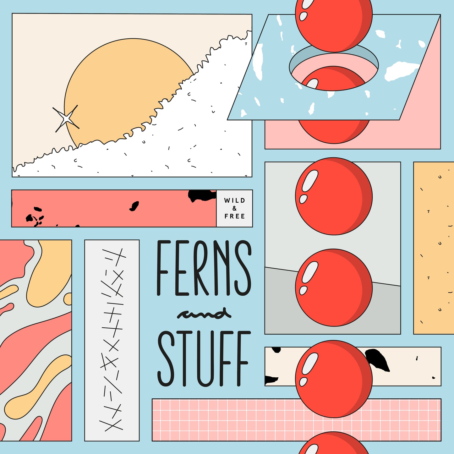 Ferns and Stuff 12"