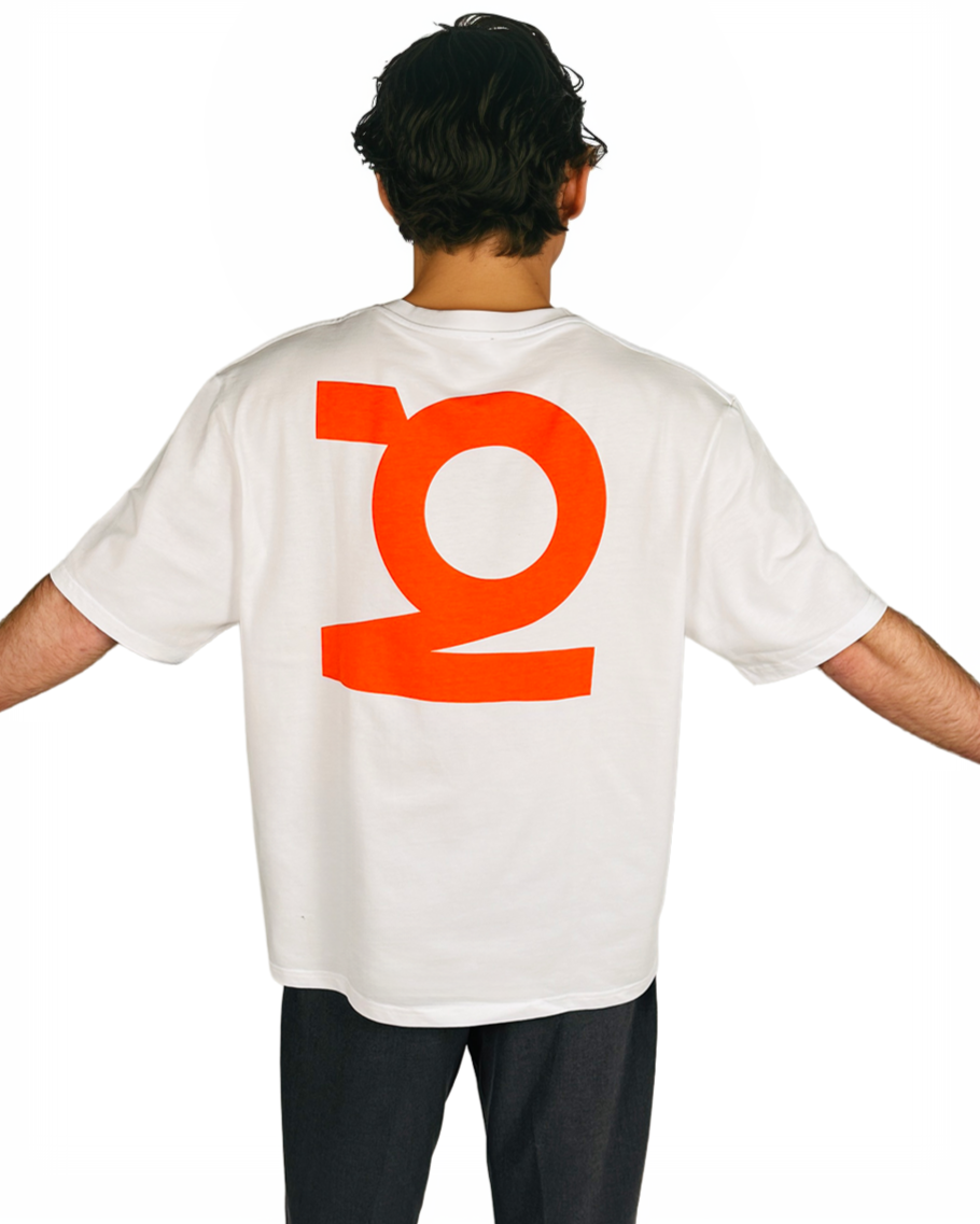 MXGPU T-Shirt - White/Orange
